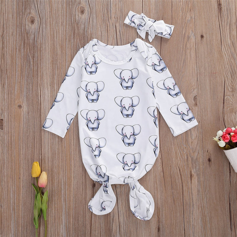 Gigoteuse Pour Bébé Imprimé Éléphant