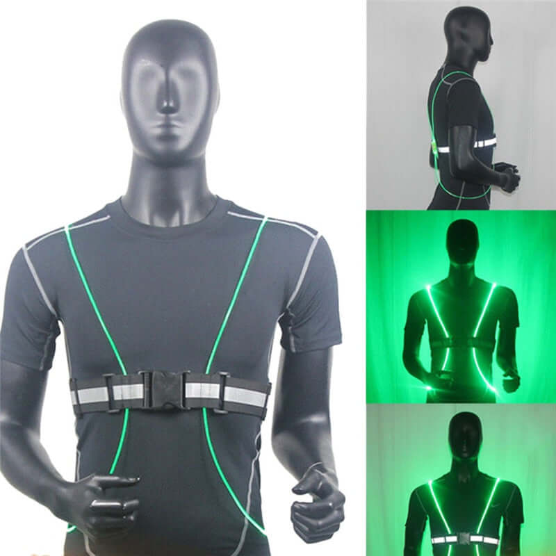 Gilet De Sécurité Réfléchissant À Led