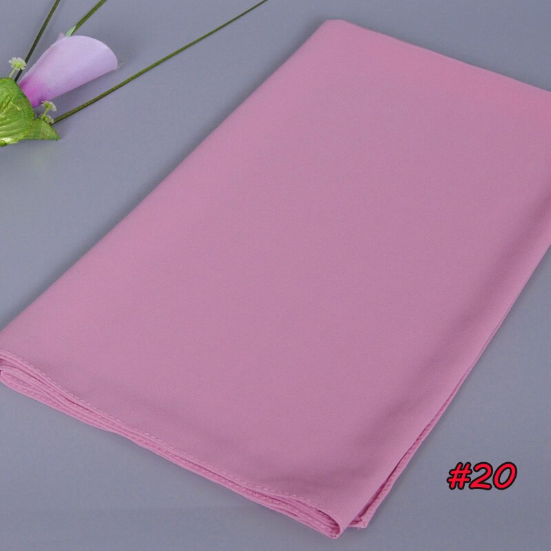 Hijab Instantané En Mousseline De Soie À Double Boucle