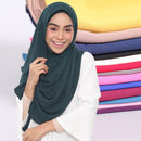Hijab Instantané En Mousseline De Soie À Double Boucle