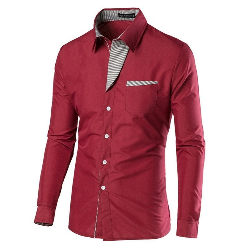 Hommes - Slim Fit - Manches Longues