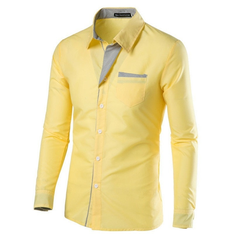 Hommes - Slim Fit - Manches Longues