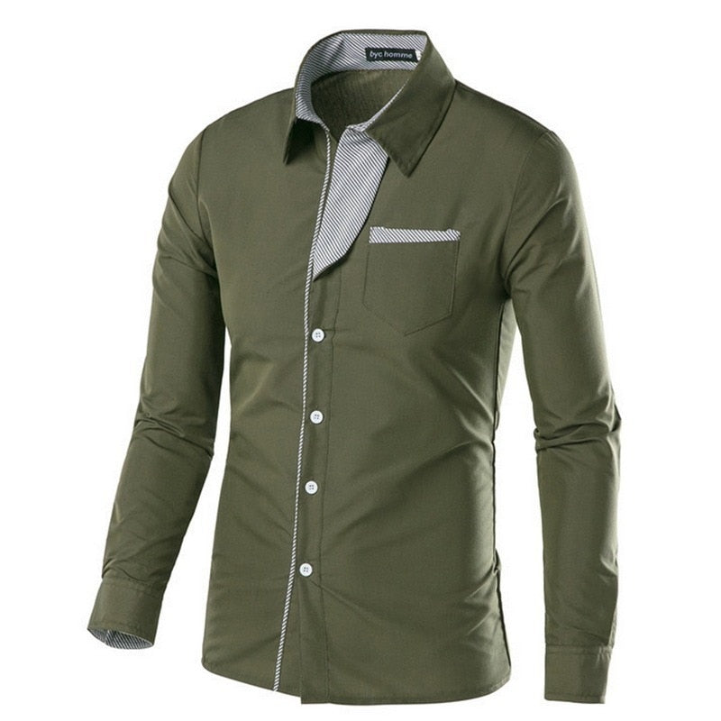 Hommes - Slim Fit - Manches Longues