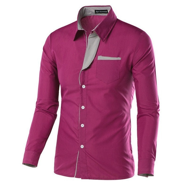 Hommes - Slim Fit - Manches Longues