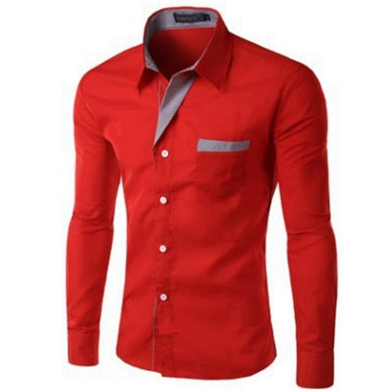 Hommes - Slim Fit - Manches Longues