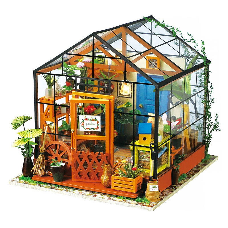 Kit De Maison Miniature En Bois À Monter Soi-Même
