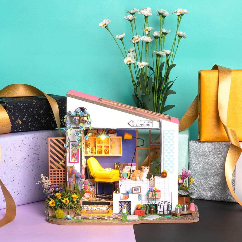 Kit De Maison Miniature En Bois À Monter Soi-Même