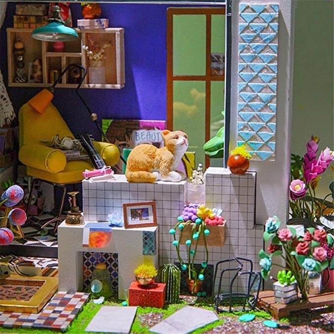 Kit De Maison Miniature En Bois À Monter Soi-Même