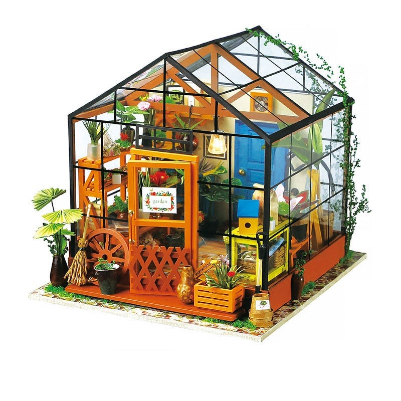 Kit De Maison Miniature En Bois À Monter Soi-Même