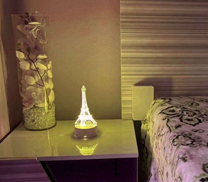 Lampe À Illusion 3D Tour Eiffel
