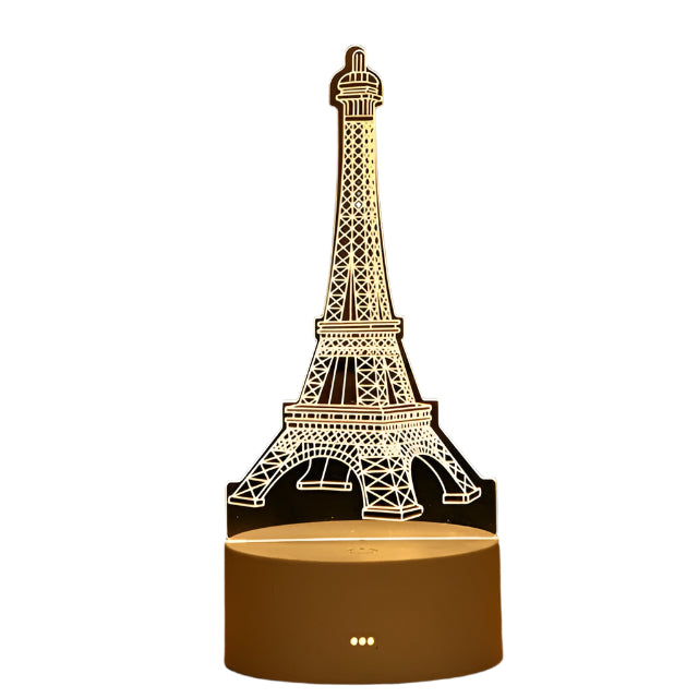 Lampe À Illusion 3D Tour Eiffel