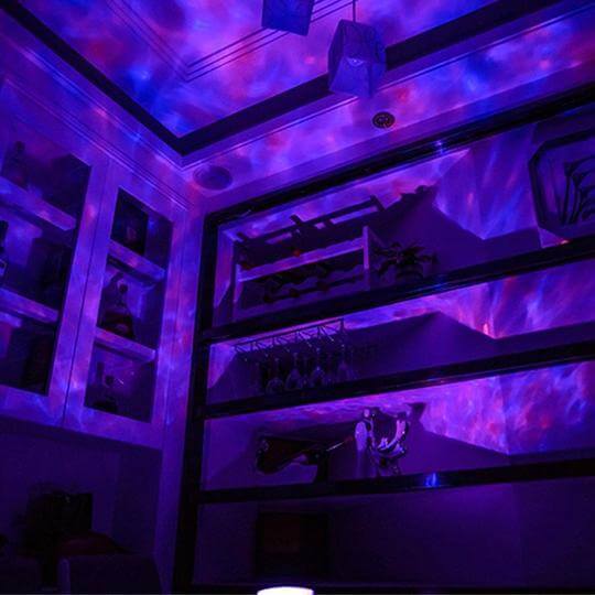 Lampe De Nuit Led Projecteur De Vagues Océaniques