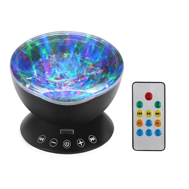 Lampe De Nuit Led Projecteur De Vagues Océaniques