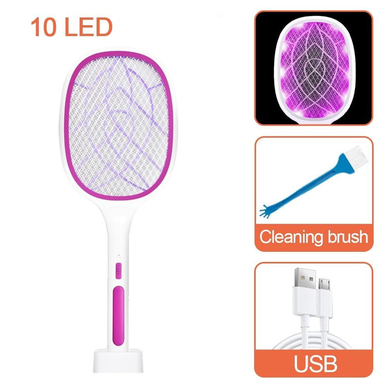Lampe Électrique Anti-Moustiques 2 En 1