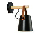 Lampe Murale Nordique En Bois