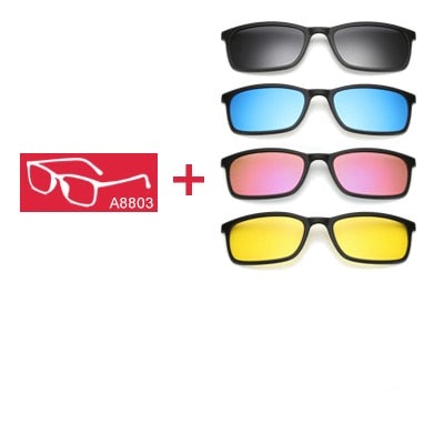 Lunettes À Clip Polarisées Magnétiques