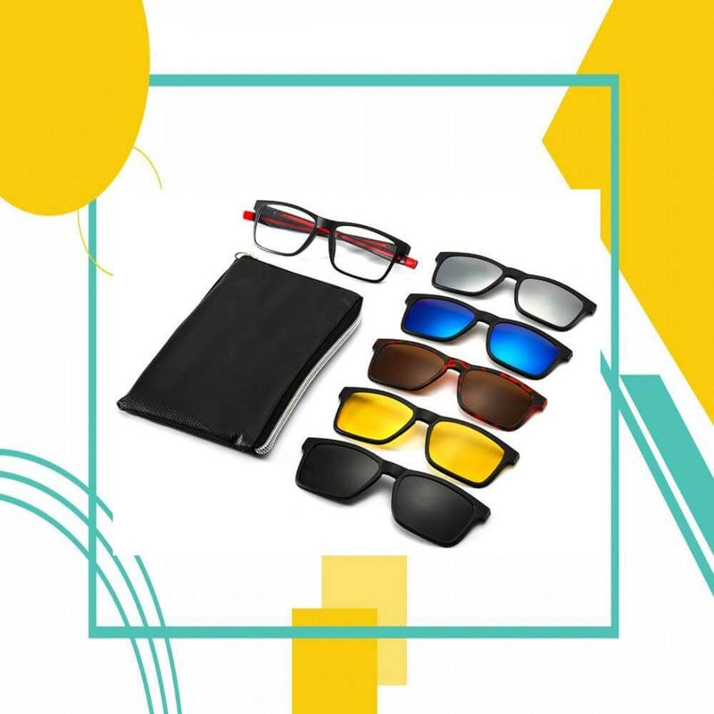 Lunettes À Clip Polarisées Magnétiques
