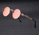 Lunettes De Soleil Steampunk Rondes En Métal