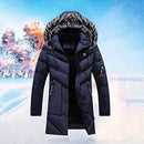 Manteau D'Hiver À Capuche En Fourrure Pour Hommes