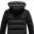 Manteau D'Hiver À Capuche En Fourrure Pour Hommes