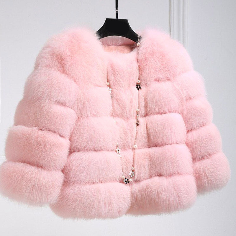 Manteau En Fausse Fourrure Pour Femmes