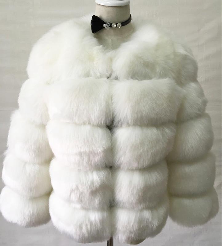 Manteau En Fausse Fourrure Pour Femmes