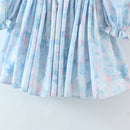 Mini Robe À Manches Bouffantes