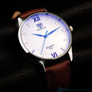 Montre-Bracelet En Cuir Pour Hommes