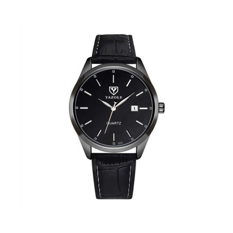 Montre-Bracelet En Cuir Pour Hommes