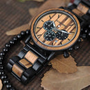 Montre De Luxe En Bois Pour Hommes