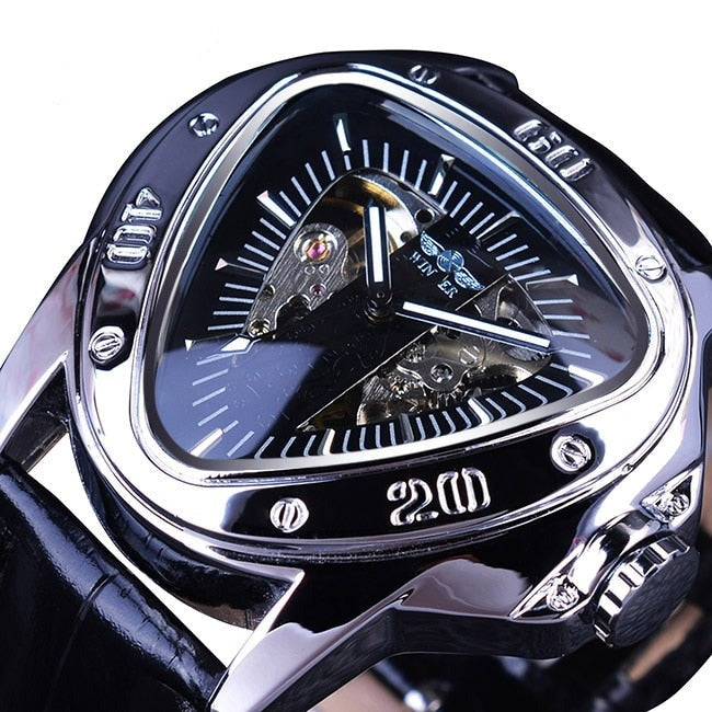 Montre Mécanique Triangle Skeleton