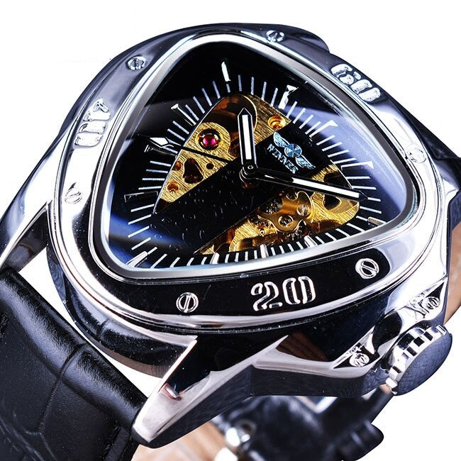 Montre Mécanique Triangle Skeleton