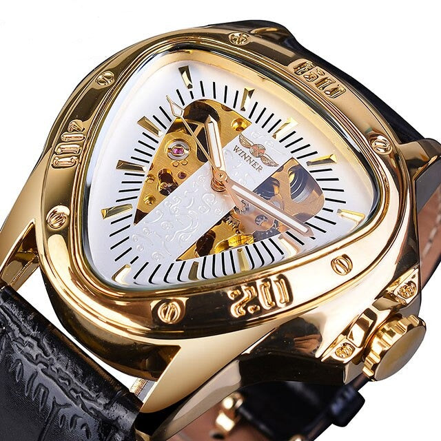 Montre Mécanique Triangle Skeleton