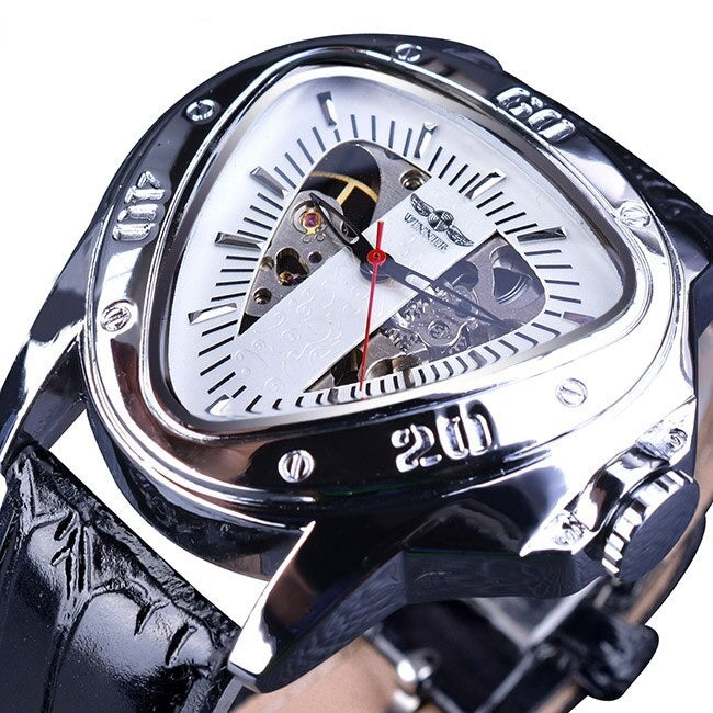 Montre Mécanique Triangle Skeleton