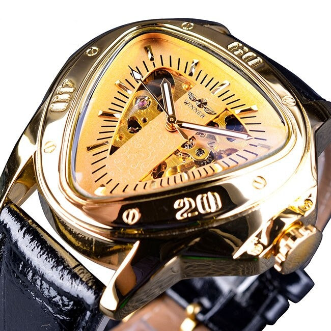 Montre Mécanique Triangle Skeleton