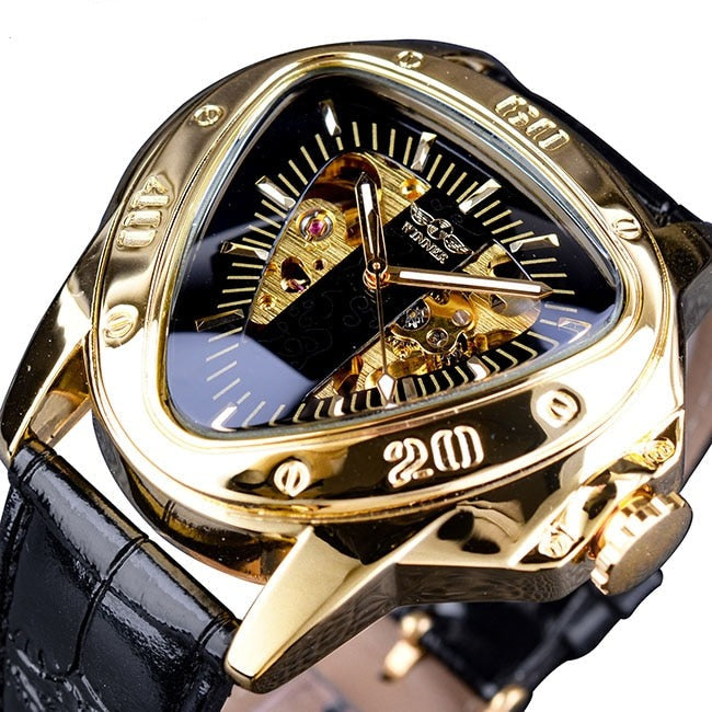 Montre Mécanique Triangle Skeleton