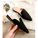 Mule En Daim Pointue Pour Femmes