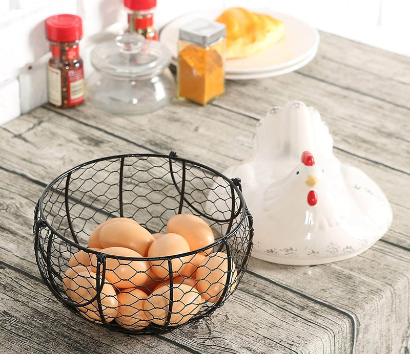 Panier De Rangement Des Œufs En Céramique