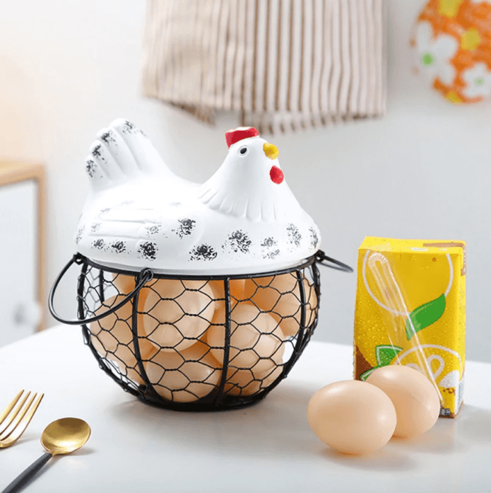 Panier De Rangement Des Œufs En Céramique