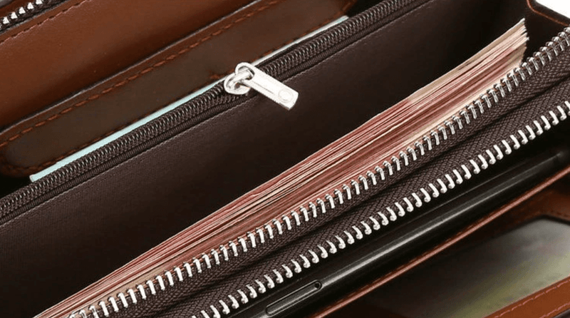 Pochette Pour Homme En Cuir Véritable