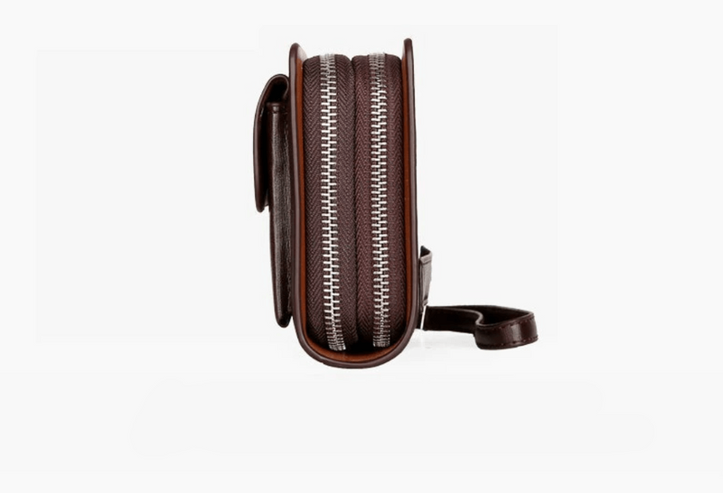 Pochette Pour Homme En Cuir Véritable