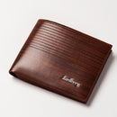 Portefeuille Occasionnel En Cuir Pu Pour Hommes