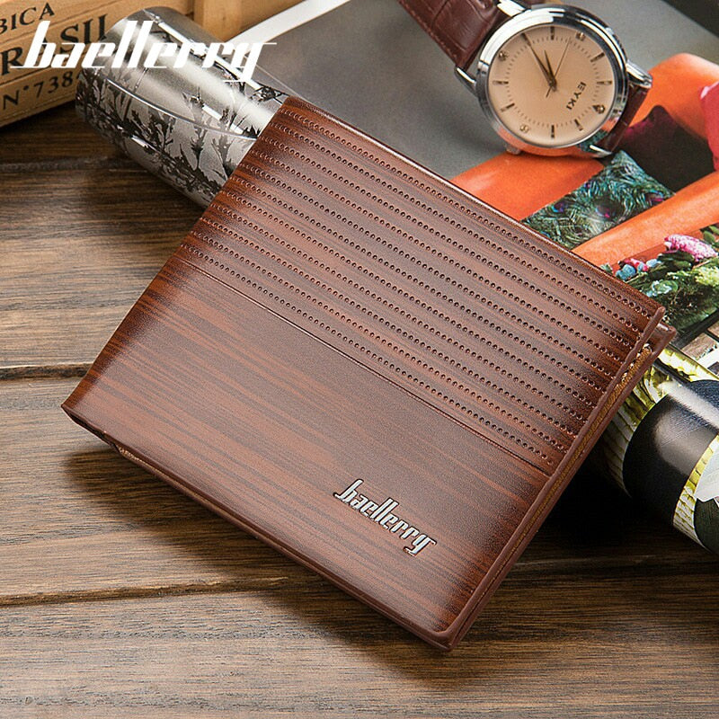 Portefeuille Occasionnel En Cuir Pu Pour Hommes