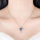 Pour Ma Belle Fille - Collier Lune Et Étoile Tournantes