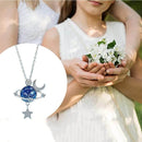 Pour Ma Belle Fille - Collier Lune Et Étoile Tournantes