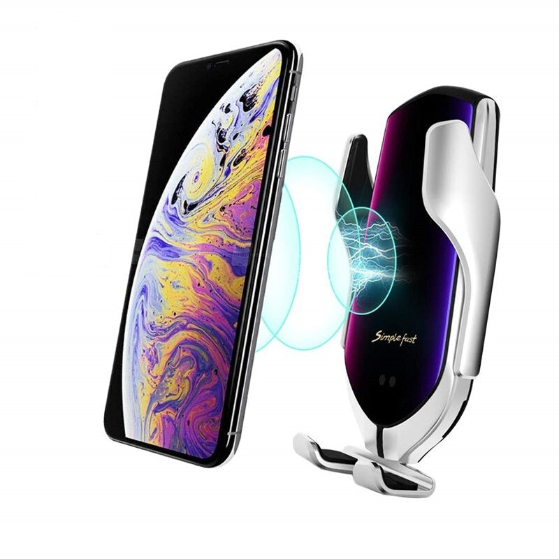 Premium - Support De Téléphone À Serrage Automatique | Chargeur Sans Fil
