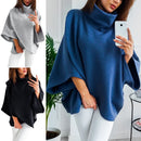 Pull À Col Roulé Asymétrique