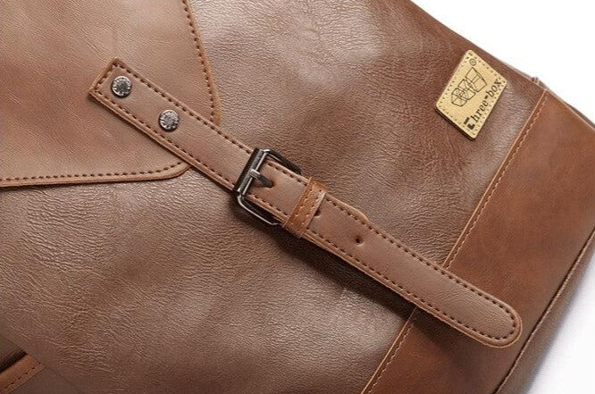 Sac À Dos Vintage En Faux Cuir