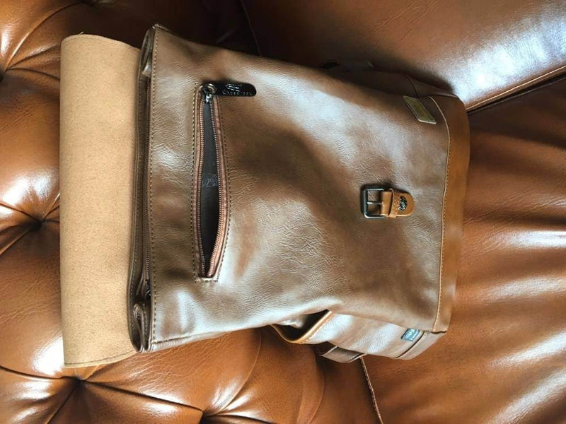 Sac À Dos Vintage En Faux Cuir