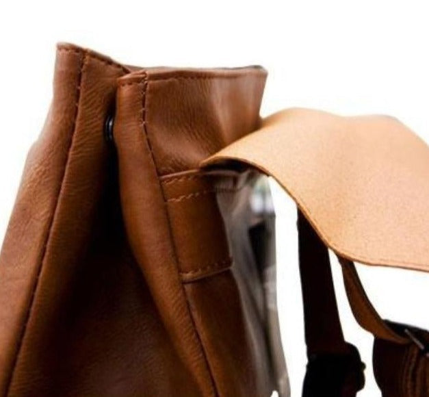 Sac À Dos Vintage En Faux Cuir